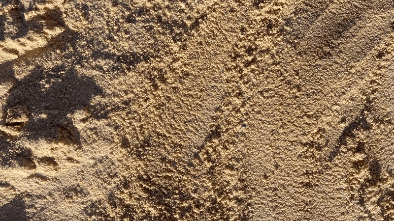 areia lavada fina